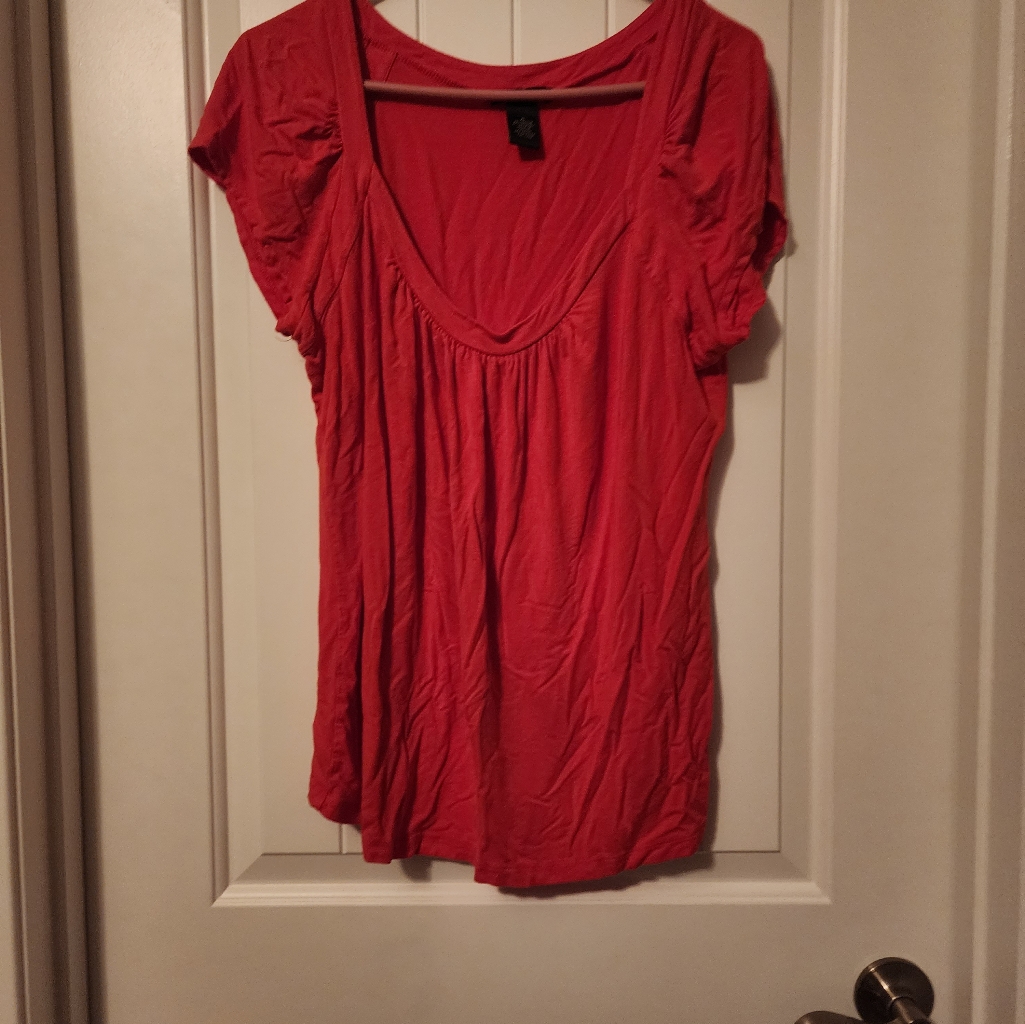 691 Xl Ladies Red Top